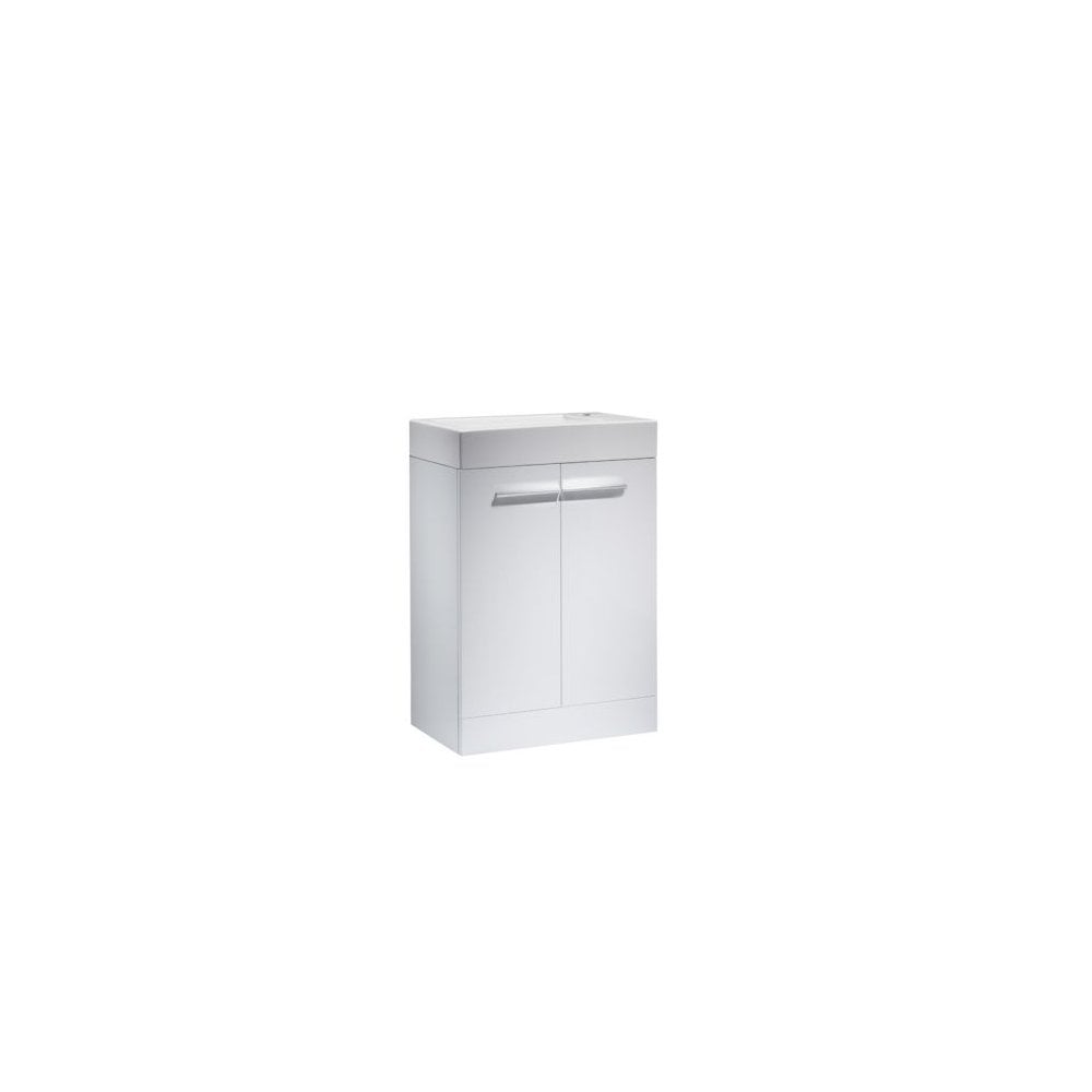 Kobe 560 Freestanding Unit With Basin White