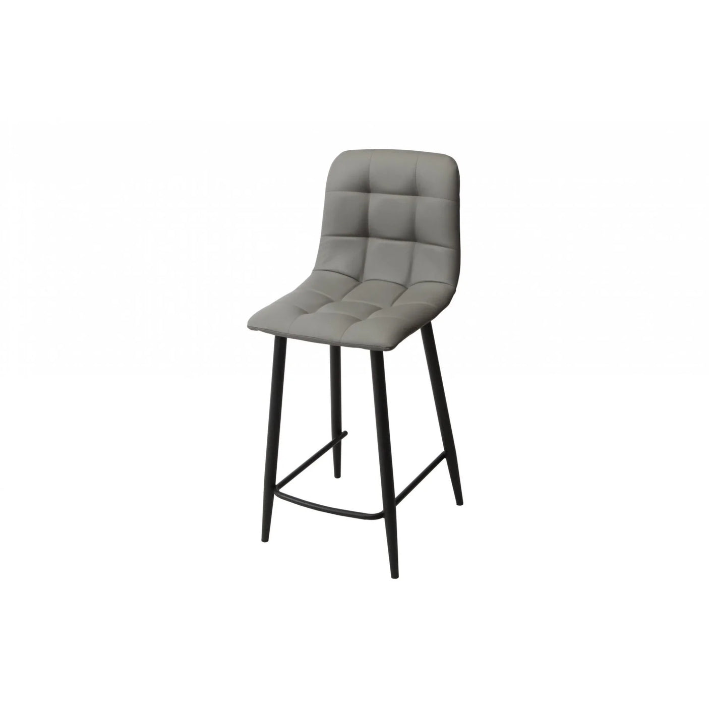 Fredrik Grey Bar Stool PU Seat Height 650mm