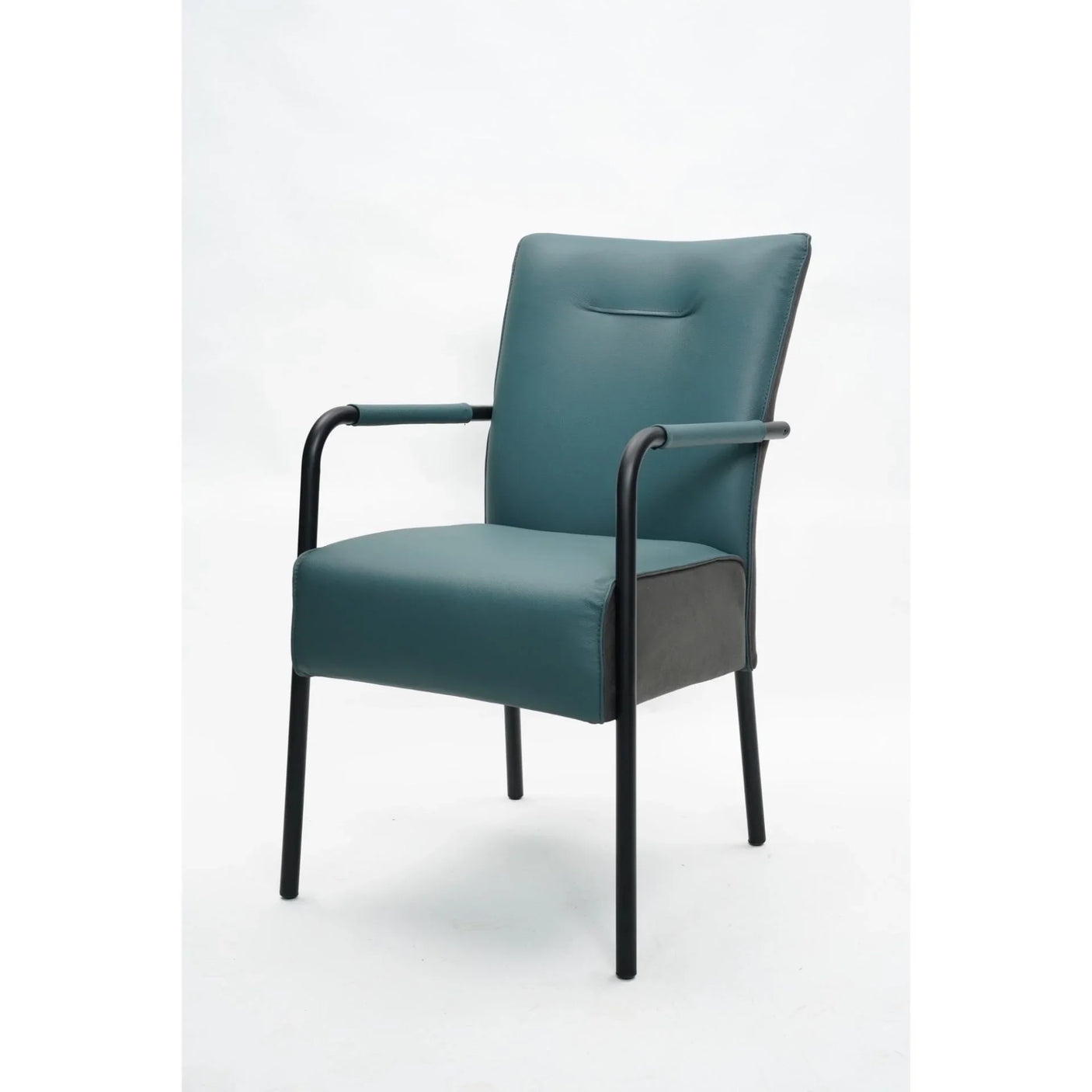 James Dining Chair Lagoon Blue Leather