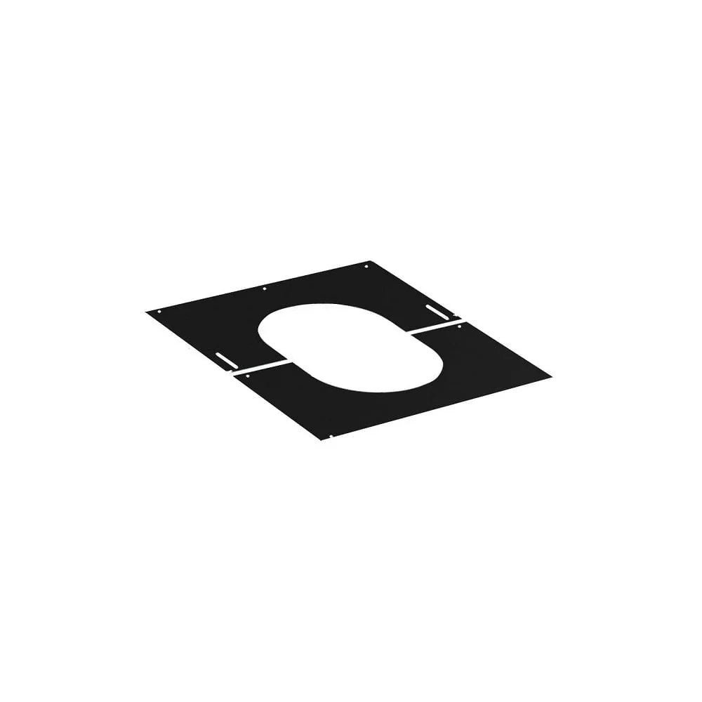 130mm BLACK SOLINOX FINISHING PLATE 45 degree