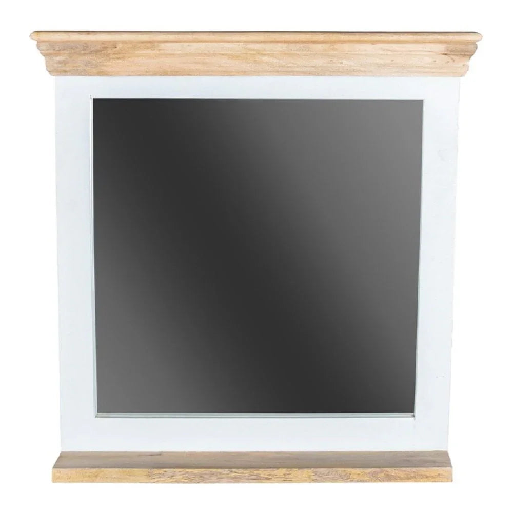 Alfie Mirror Frame With Shelf Solid Mango Wood