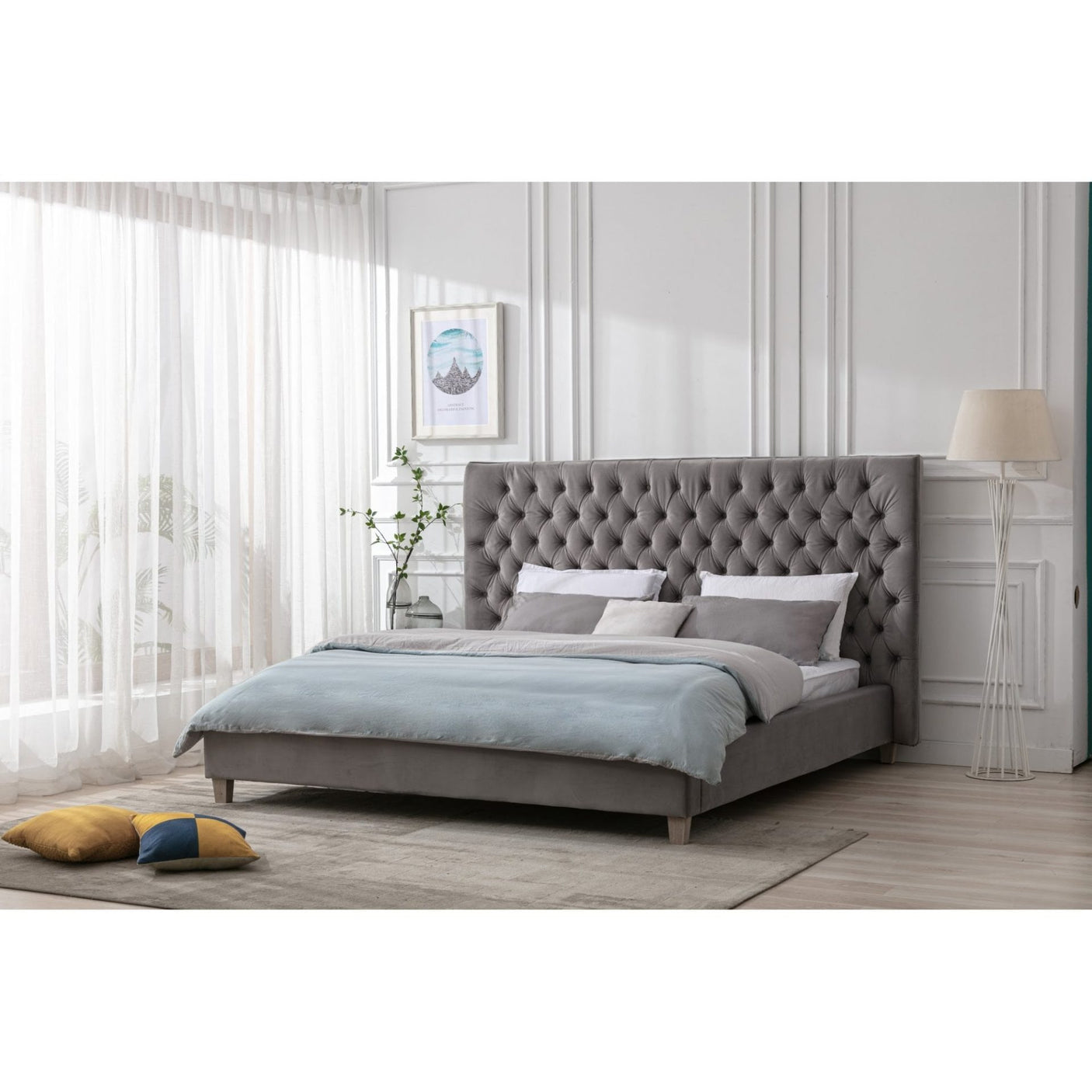 Kensington 5Ft Bed Viola Rocky