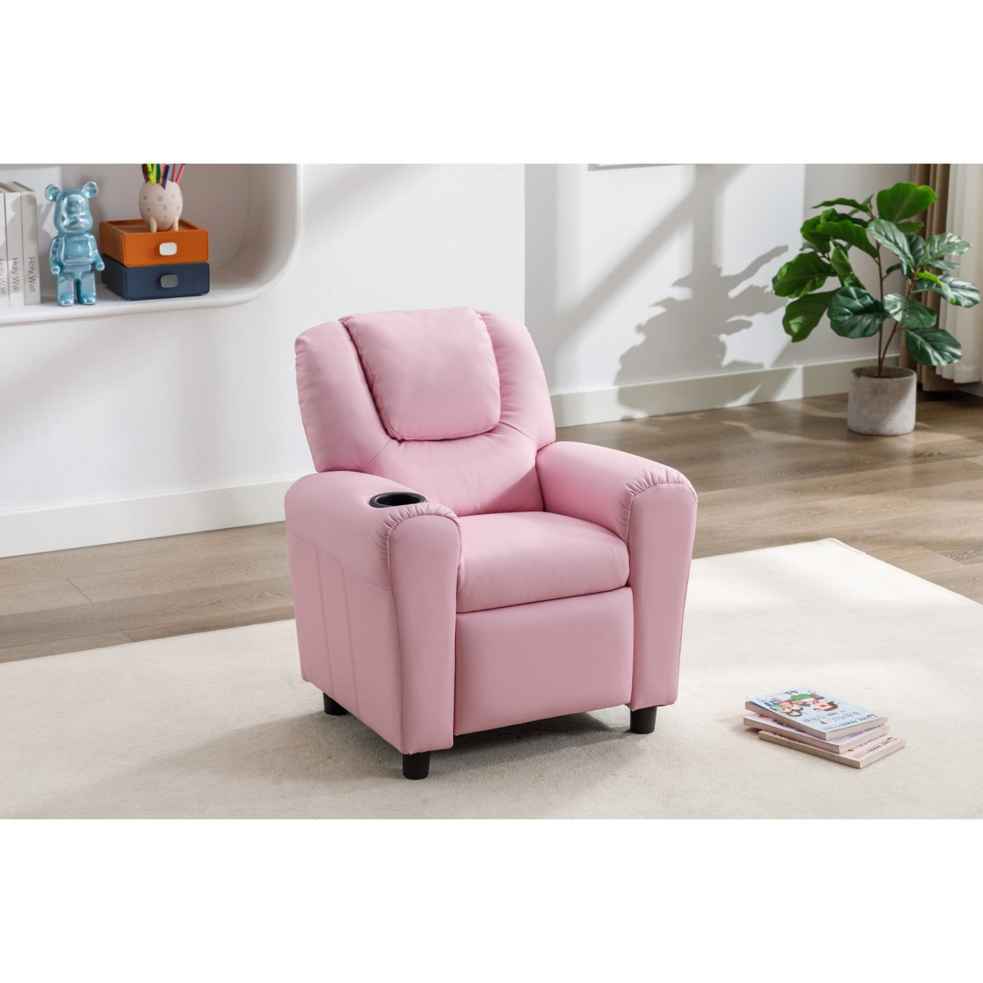 Kids Recliner W. Cupholder
