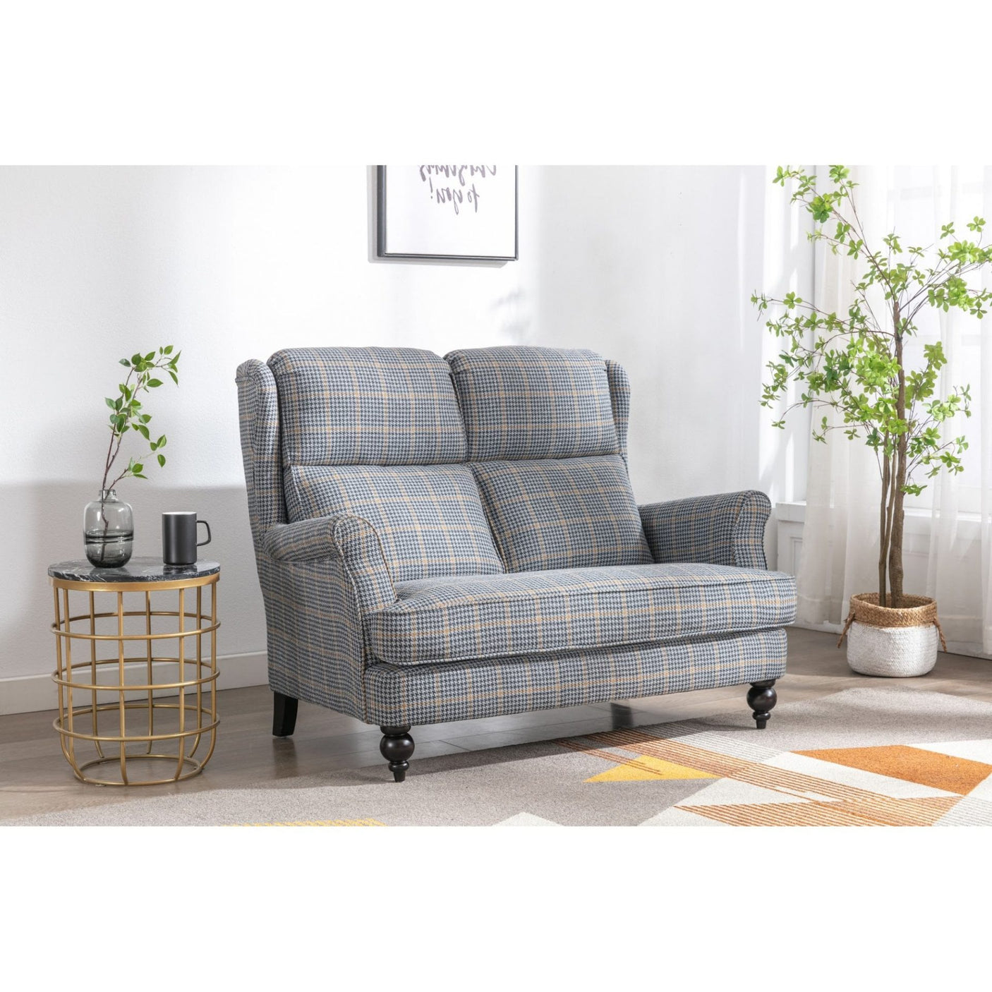 Skye Loveseat Antique Gold