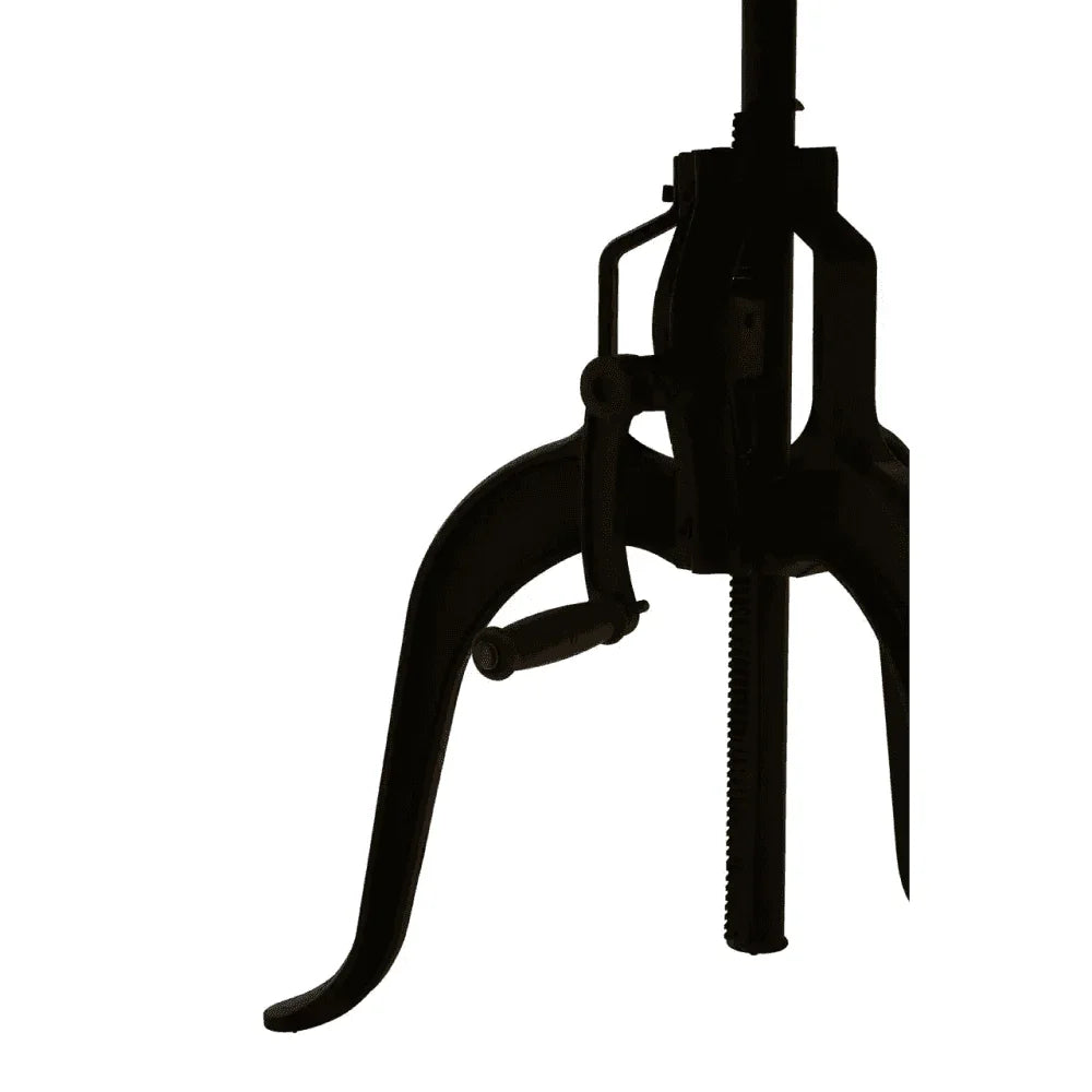 Vero Three Leg Small Green Marble Iron Table