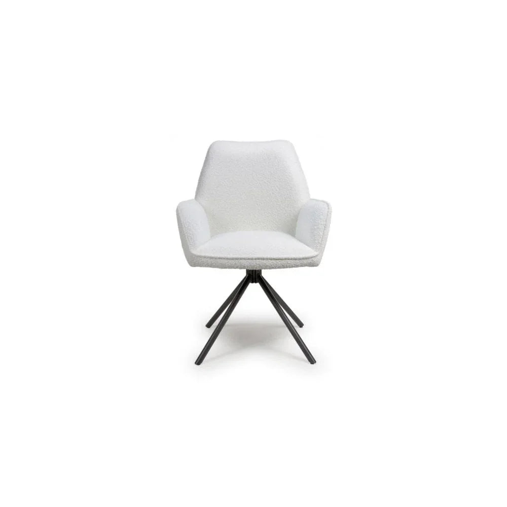 Uno Dining Chair Ivory Boucle