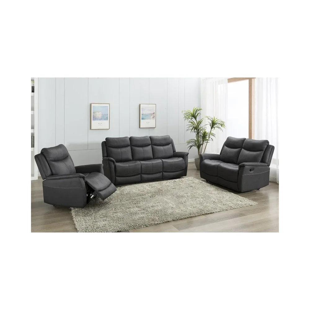 Arizona 2 Seater Recliner Slate