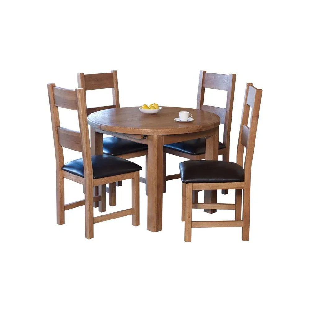 Hampshire Round Extending Table 1070mm - 1450mm