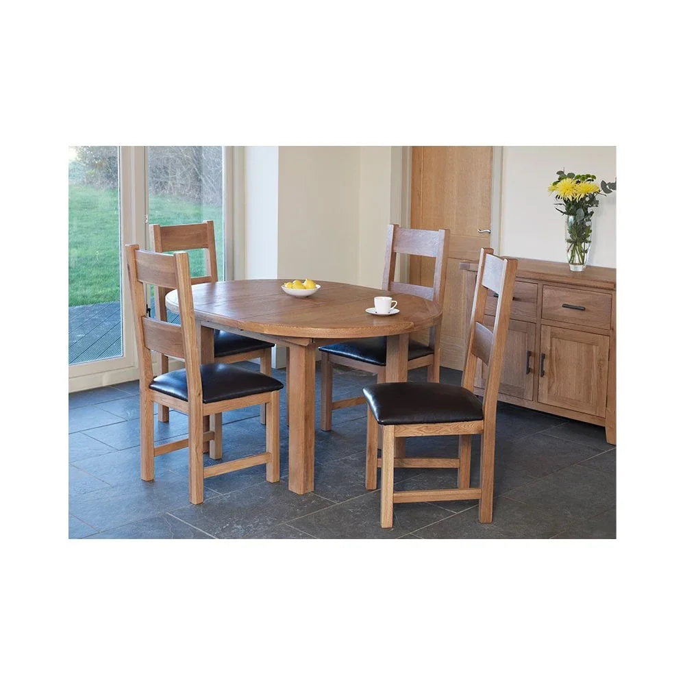 Hampshire Round Extending Table 1070mm - 1450mm