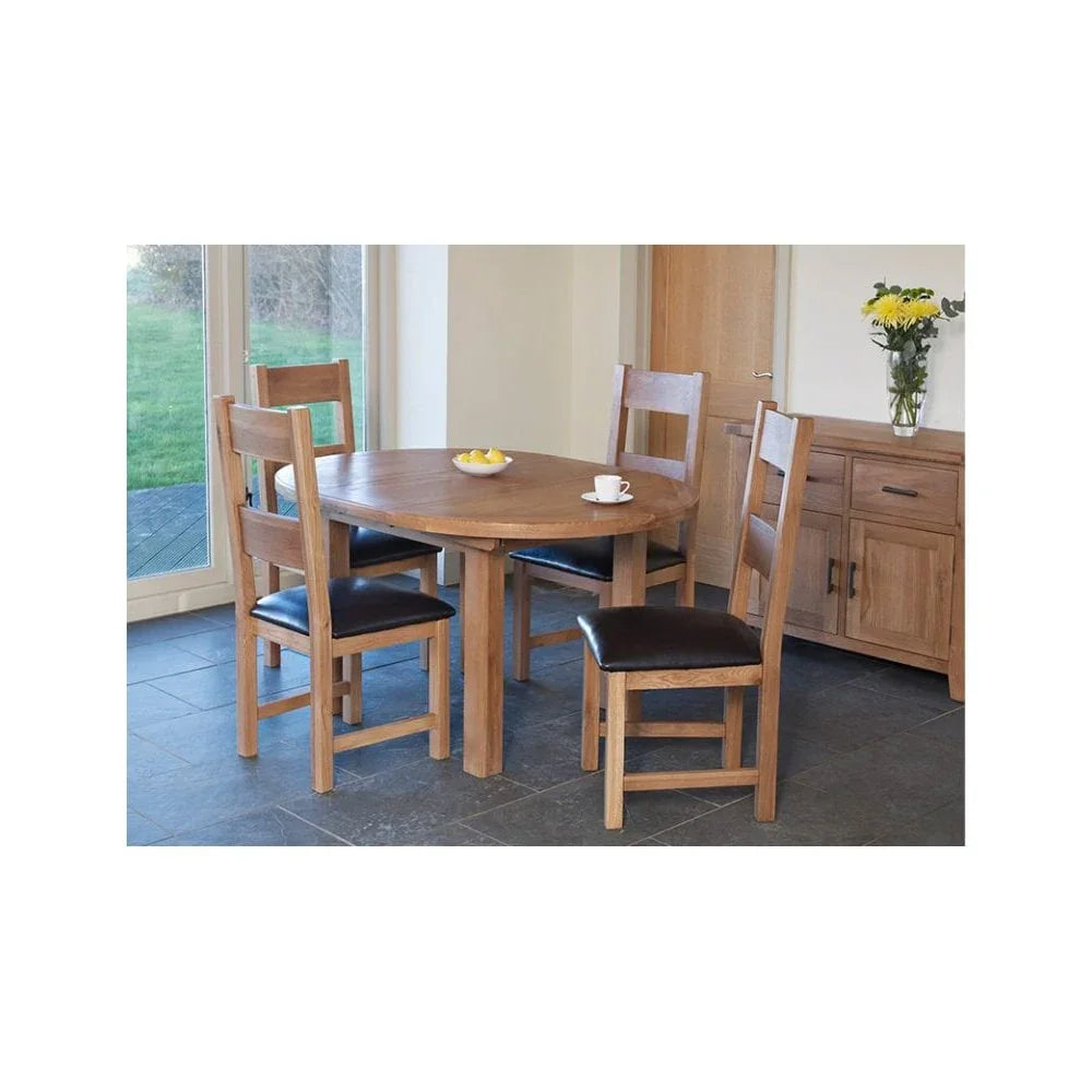 Hampshire Round Extending Table 1070mm - 1450mm