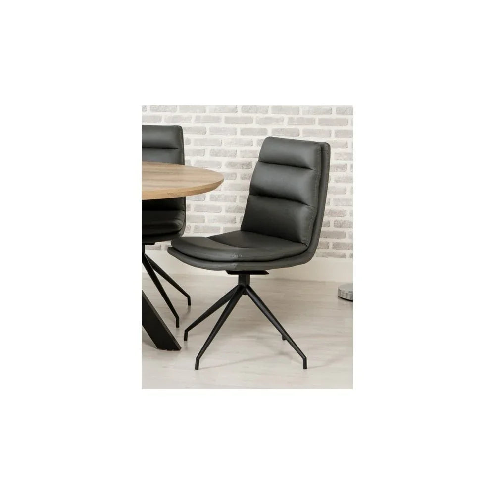 Pair of Nobo Swivel Chairs Taupe