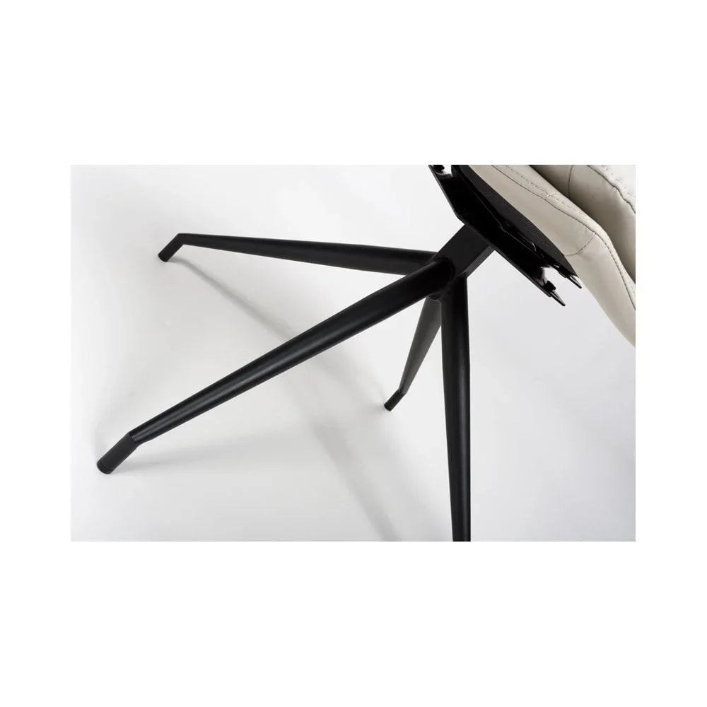 Pair of Nobo Swivel Chairs Taupe