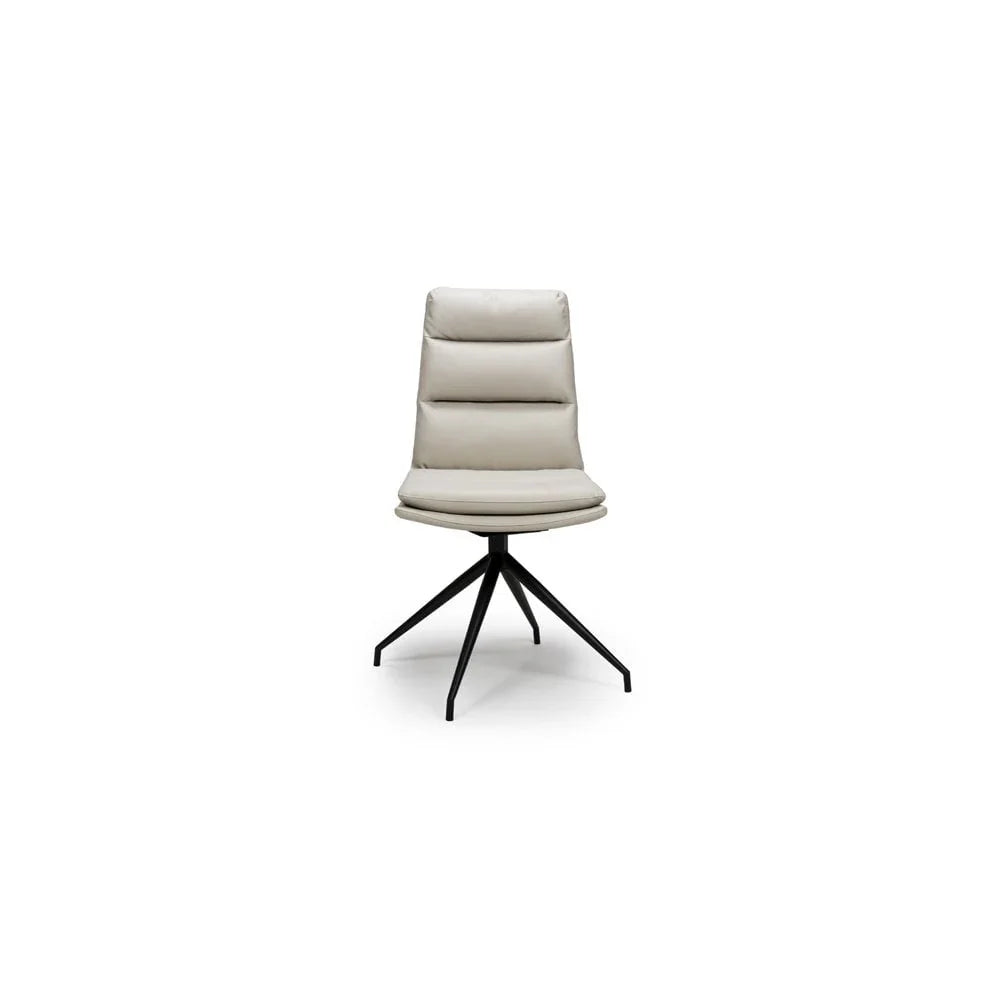 Pair of Nobo Swivel Chairs Taupe