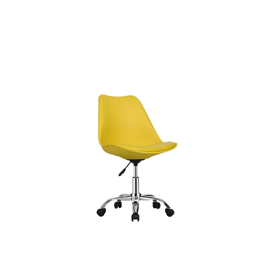 Pair of Urban Swivel Chairs Yellow
