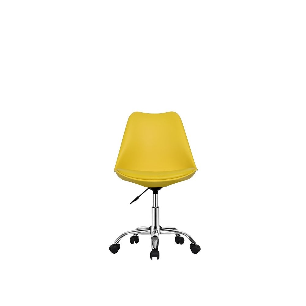Pair of Urban Swivel Chairs Yellow