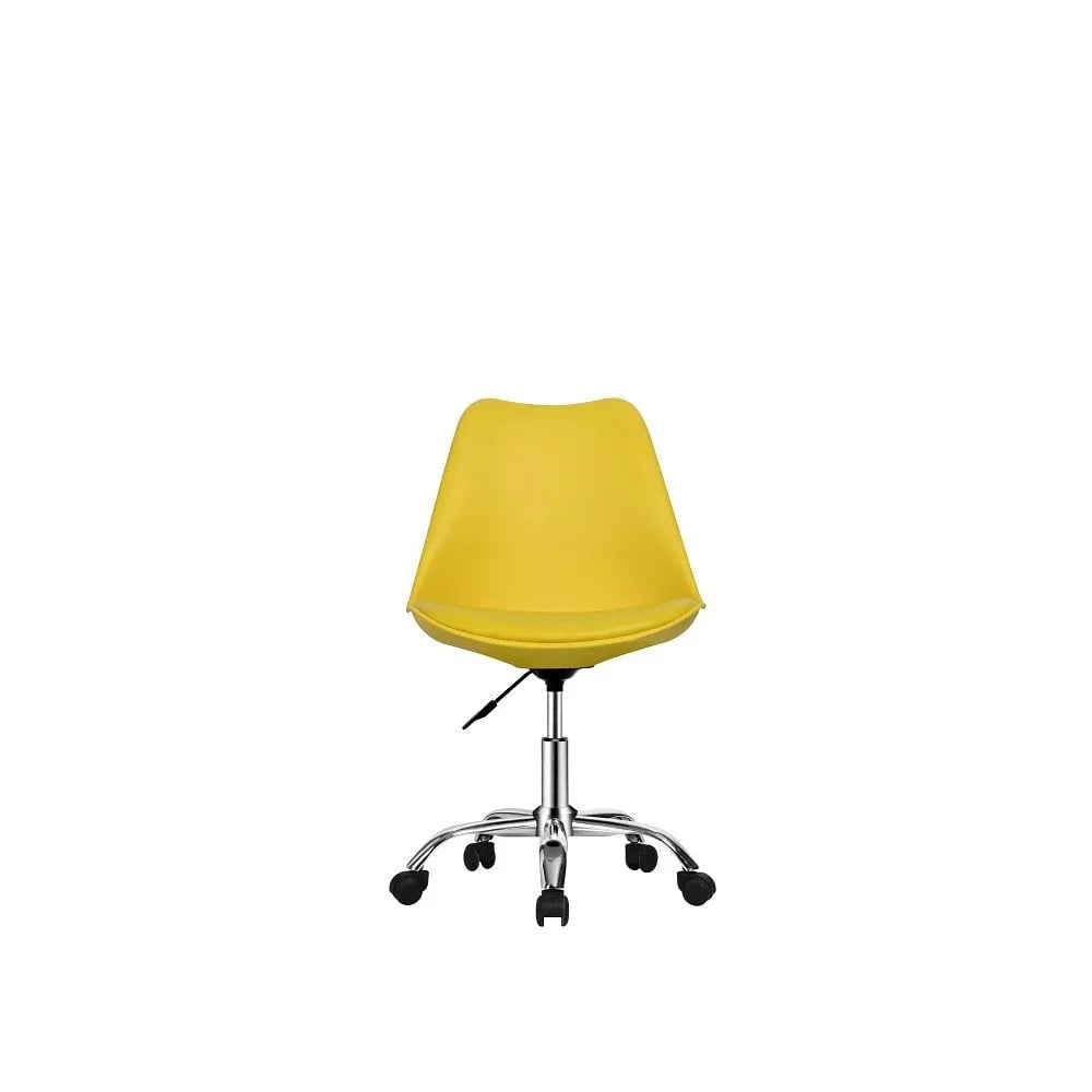 Pair of Urban Swivel Chairs Yellow