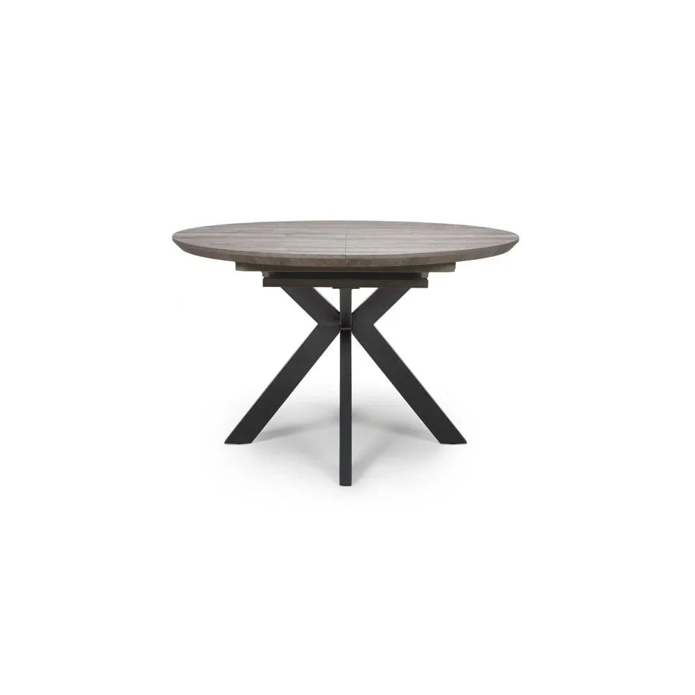 Manhattan Extending Round Table 1200-1600mm Grey