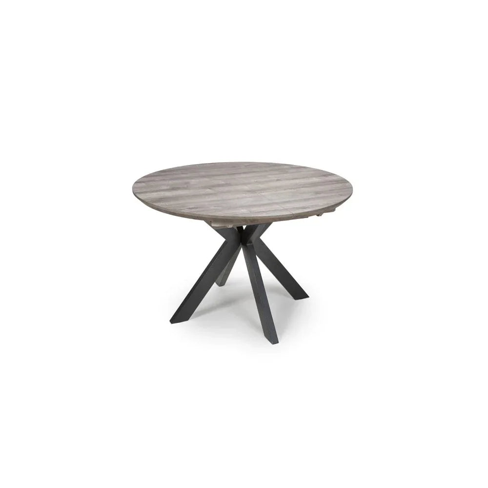 Manhattan Extending Round Table 1200-1600mm Grey
