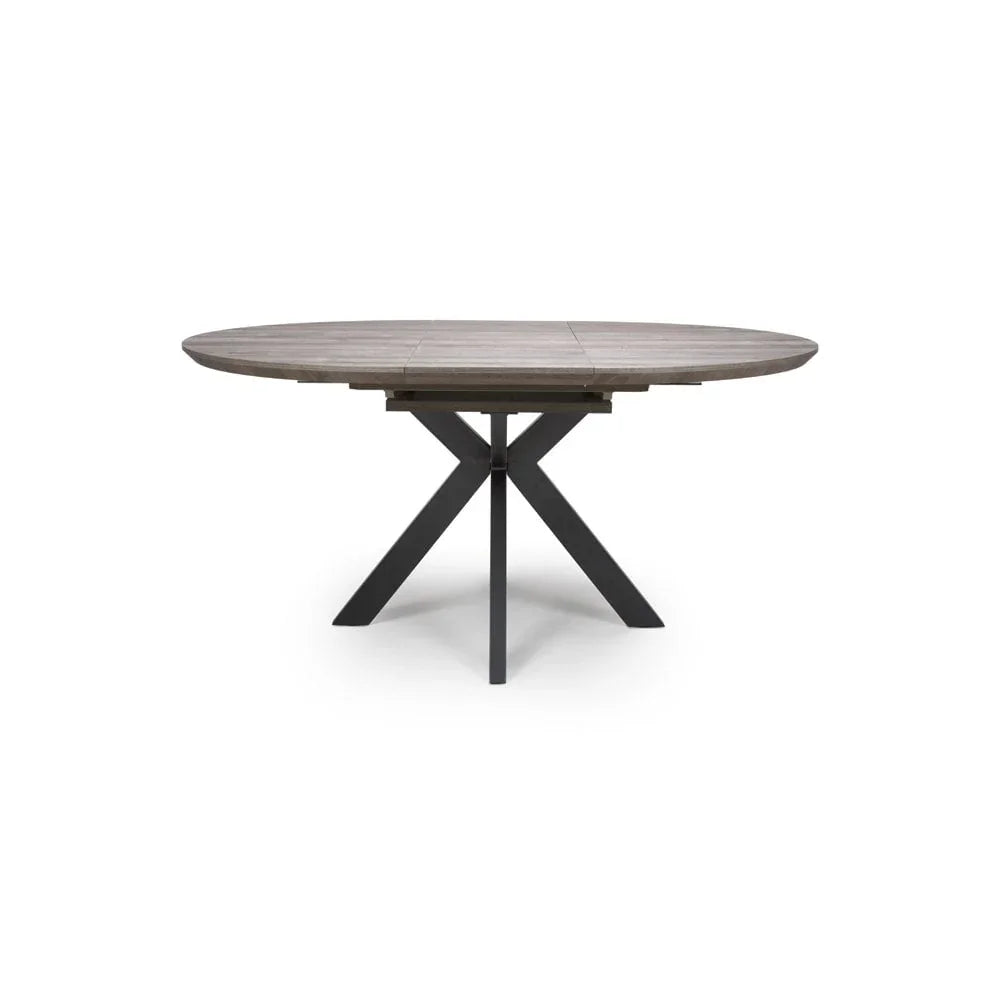 Manhattan Extending Round Table 1200-1600mm Grey