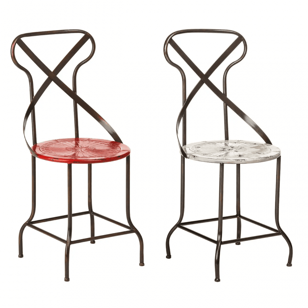 Craft Red Metal Chair