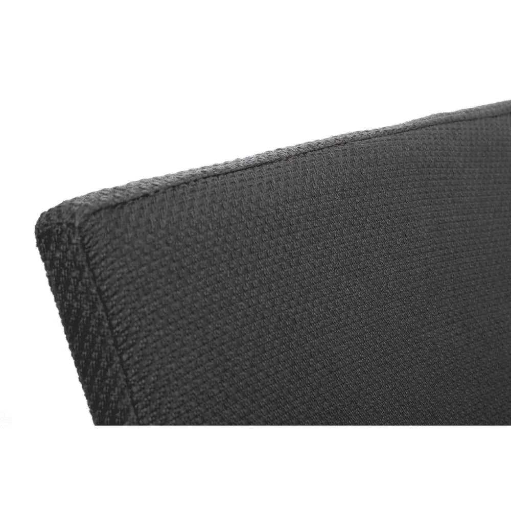 Cassian Charcoal Woven Mesh Dining Chair