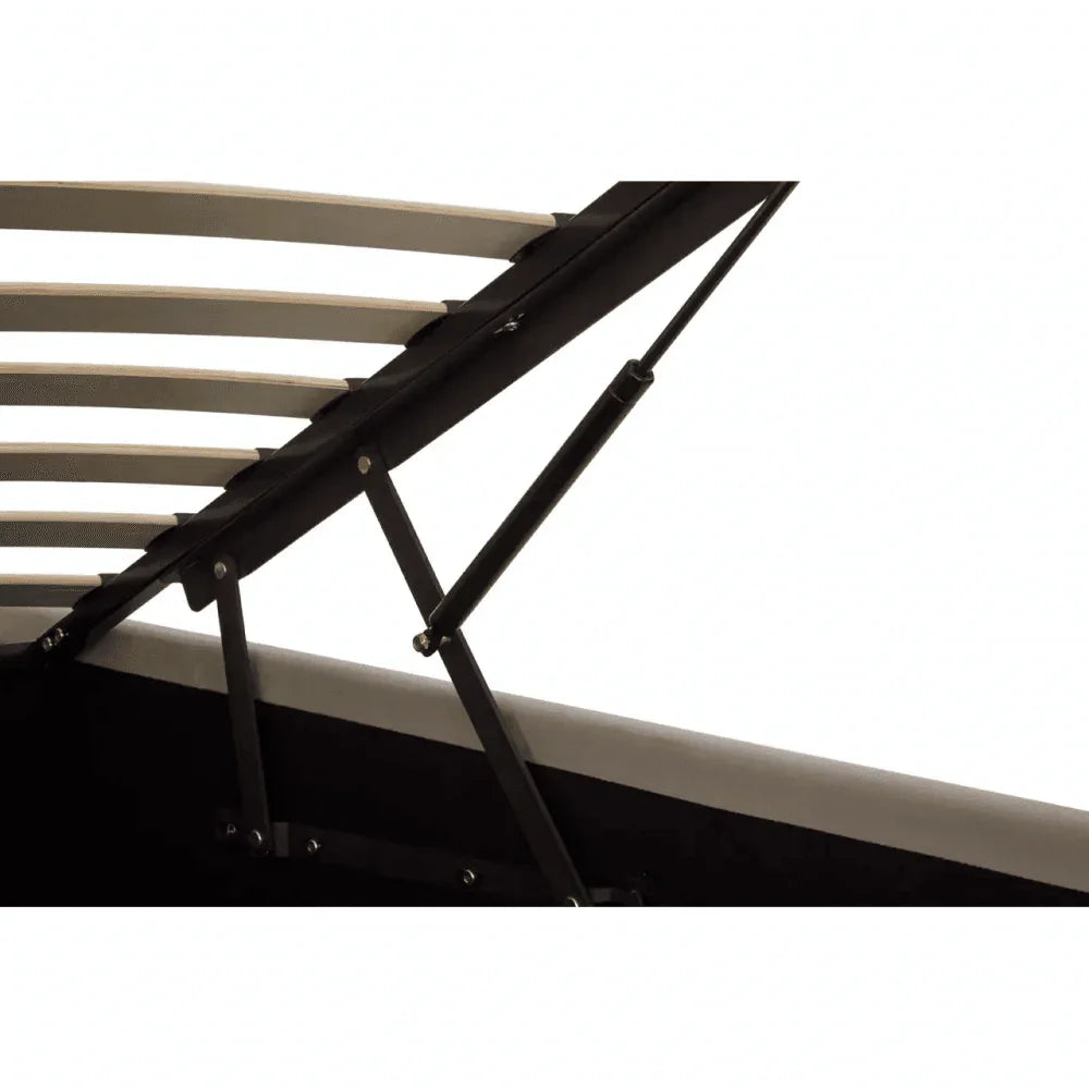 Ava Mink Velvet Kingsize Ottoman Bed