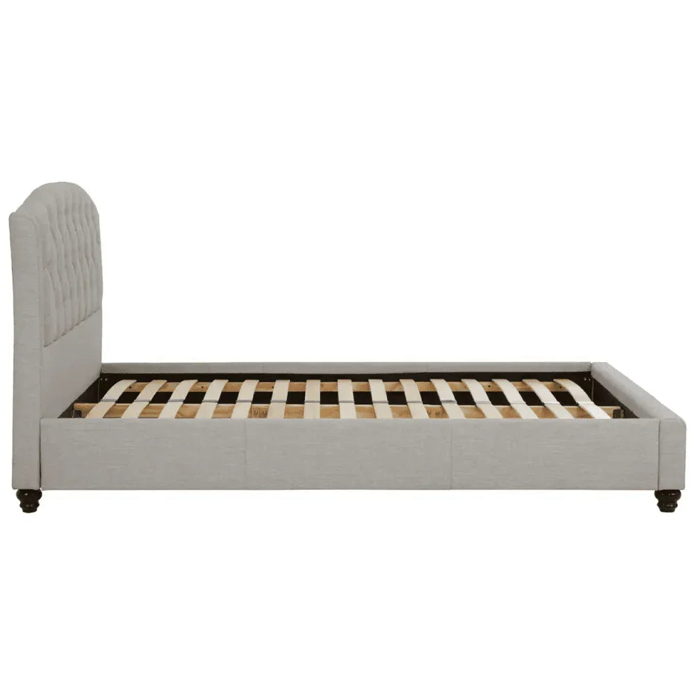 Serena Light Grey Double Bed