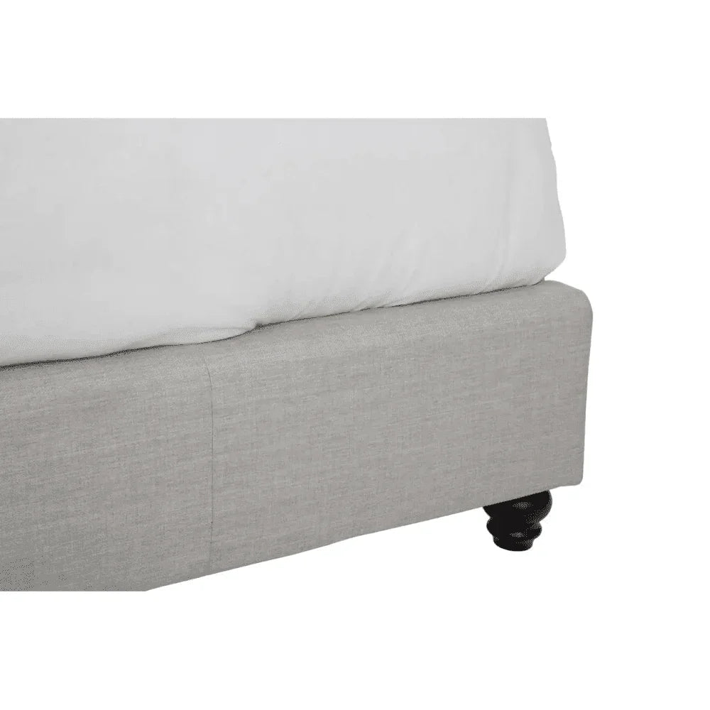 Serena Light Grey Double Bed