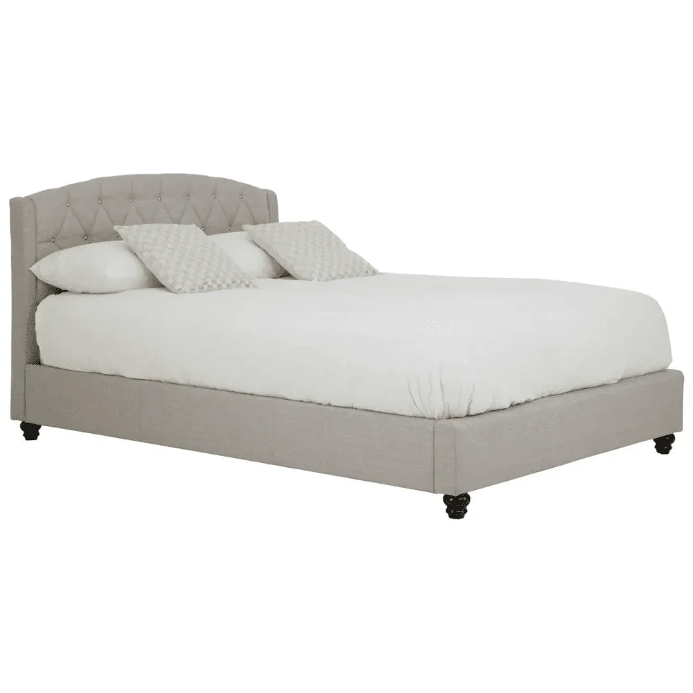 Serena Light Grey Double Bed