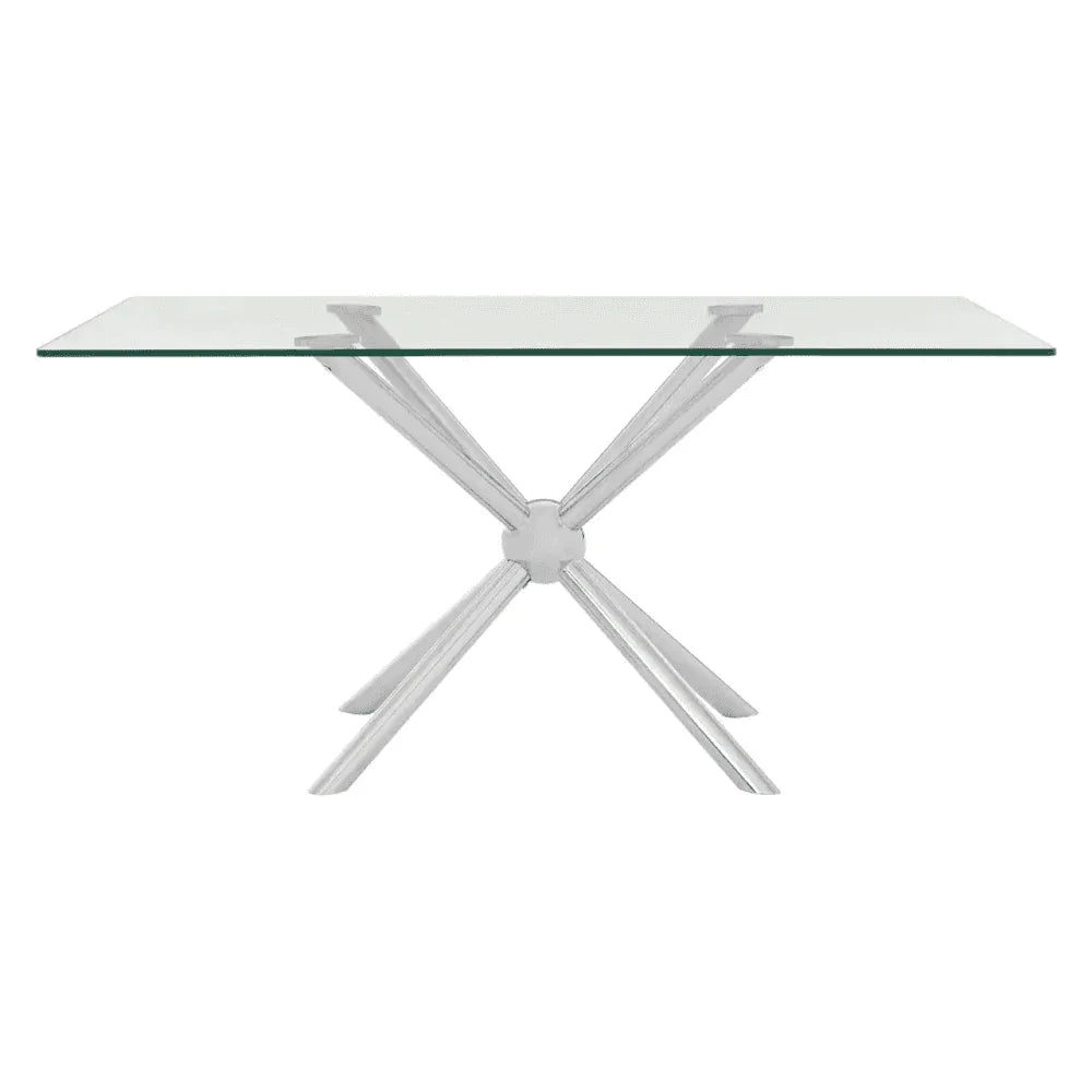 Orion Rectangular Silver Dining Table