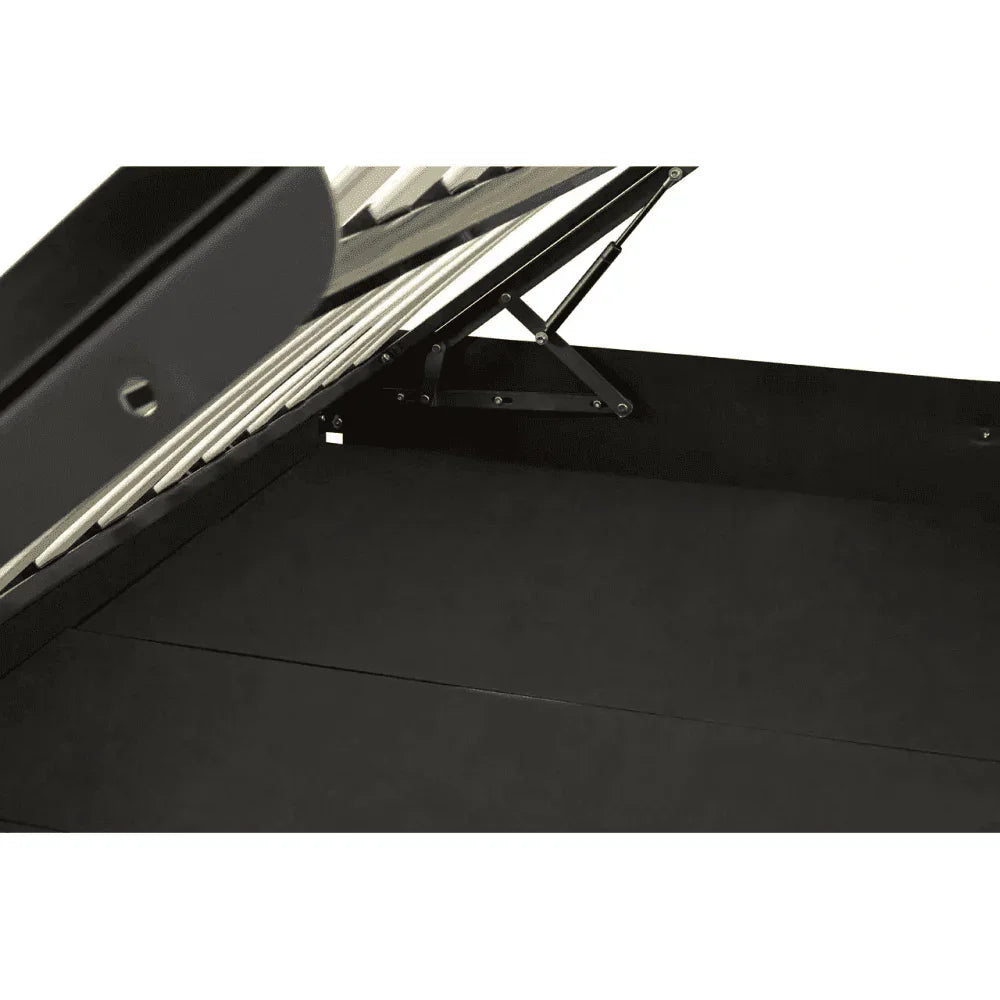 Astoria Steel Shade Kingsize Ottoman Bed