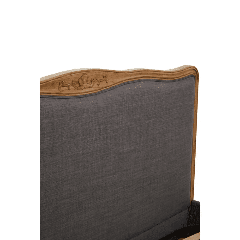 Ashton Grey Fabric Kingsize Bed