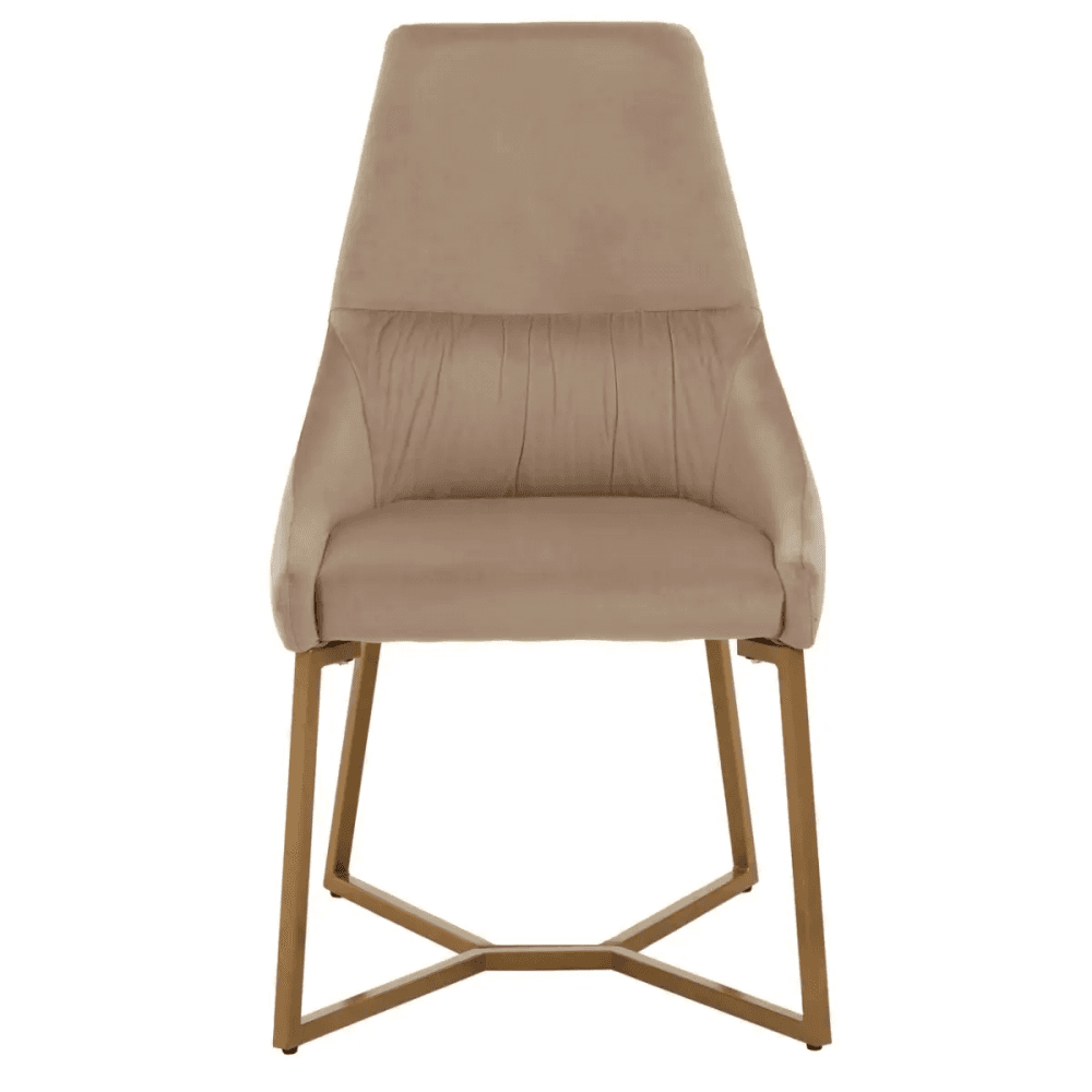 Valencia Mink Velvet Dining Chair