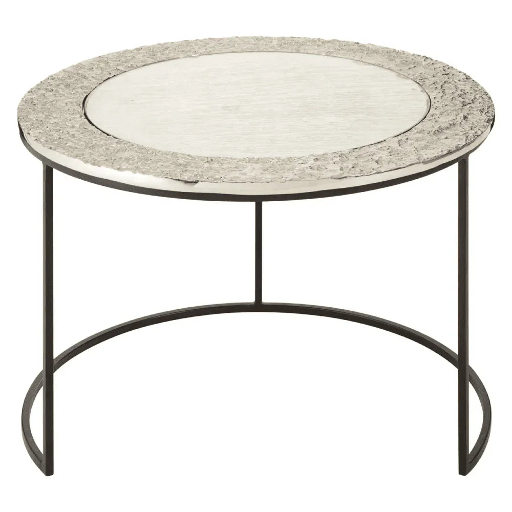 Varese Set Of 2 Large Round Side Tables