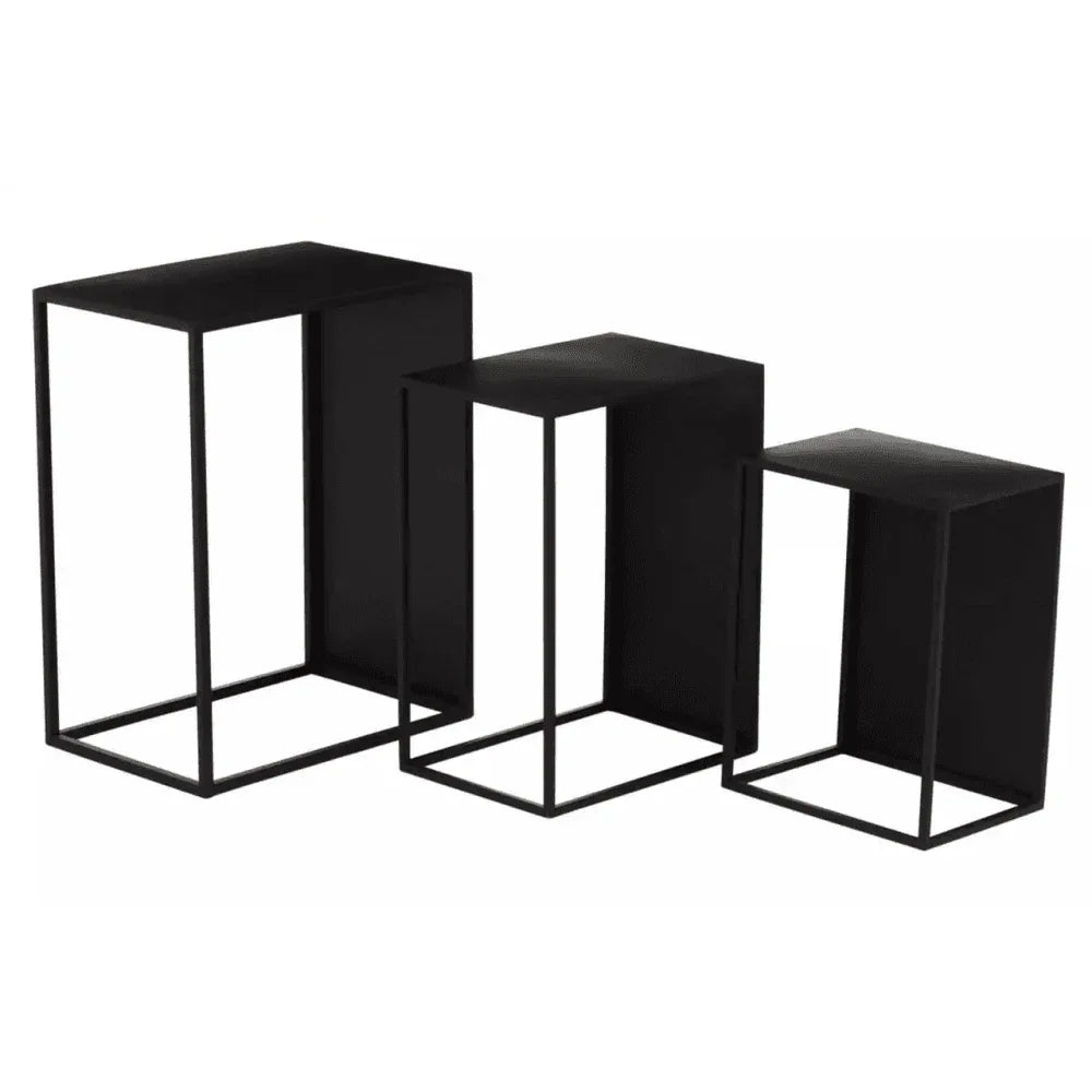 Rialto Set Of Three Rectangular Side Tables