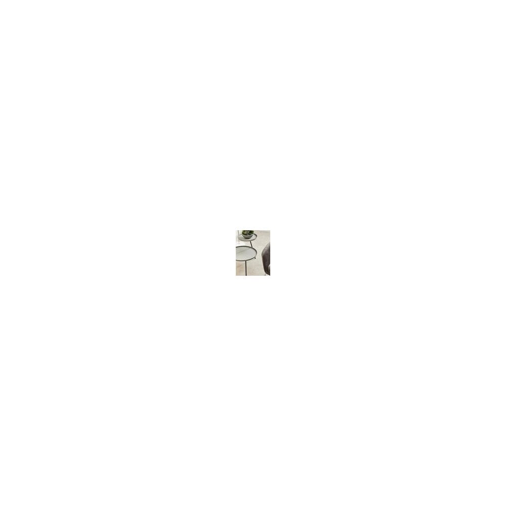 Orion Two Shelf Grey & Black Side Table
