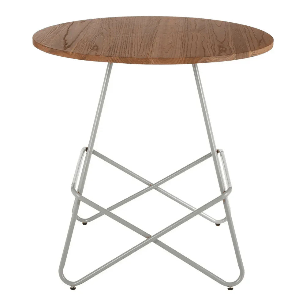Diston Grey Elm Round Table