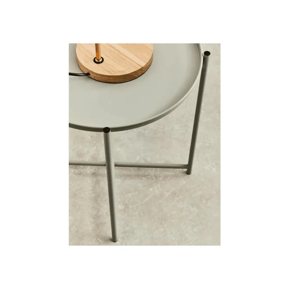 Orion Grey Iron Side Table