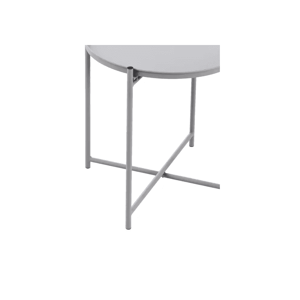 Orion Grey Iron Side Table
