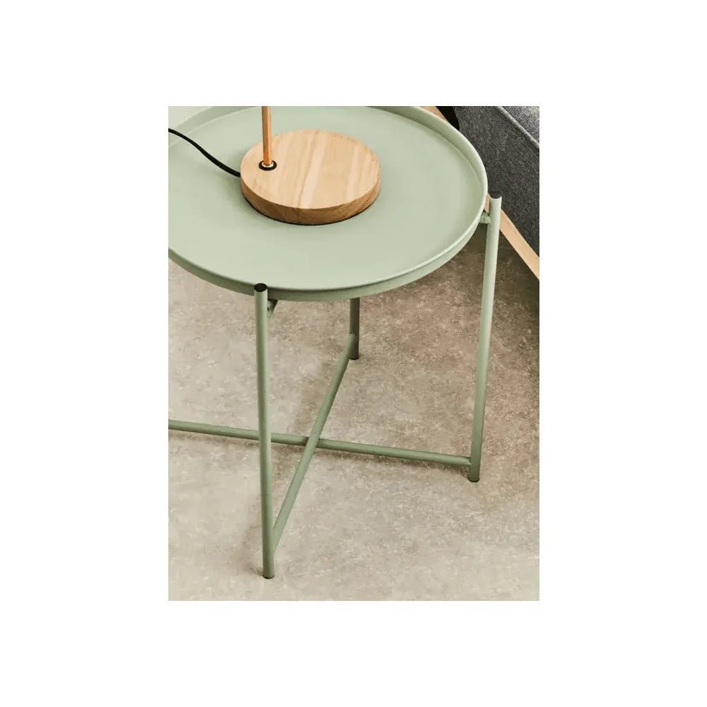 Orion Green Iron Side Table