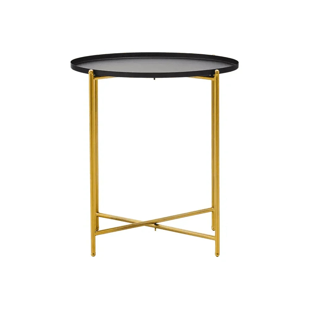 Orion Black Top Side Table