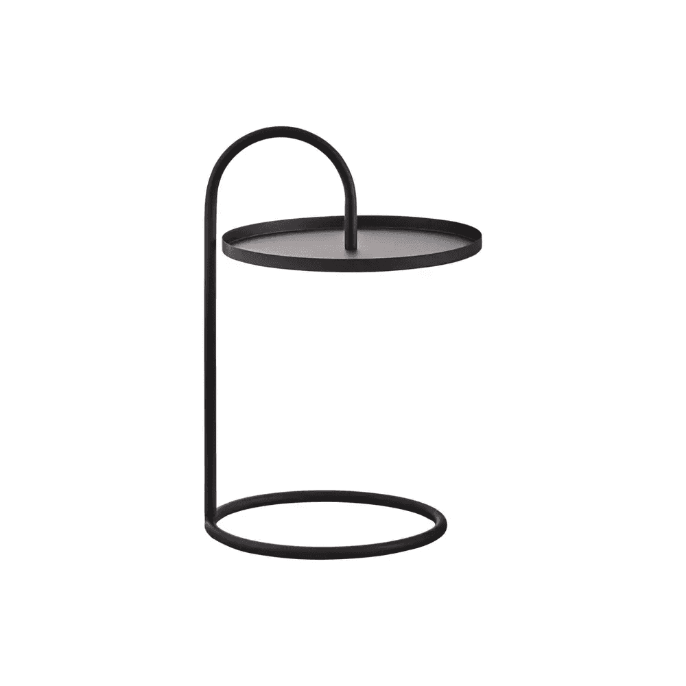 Orion Black Hanging Top Side Table