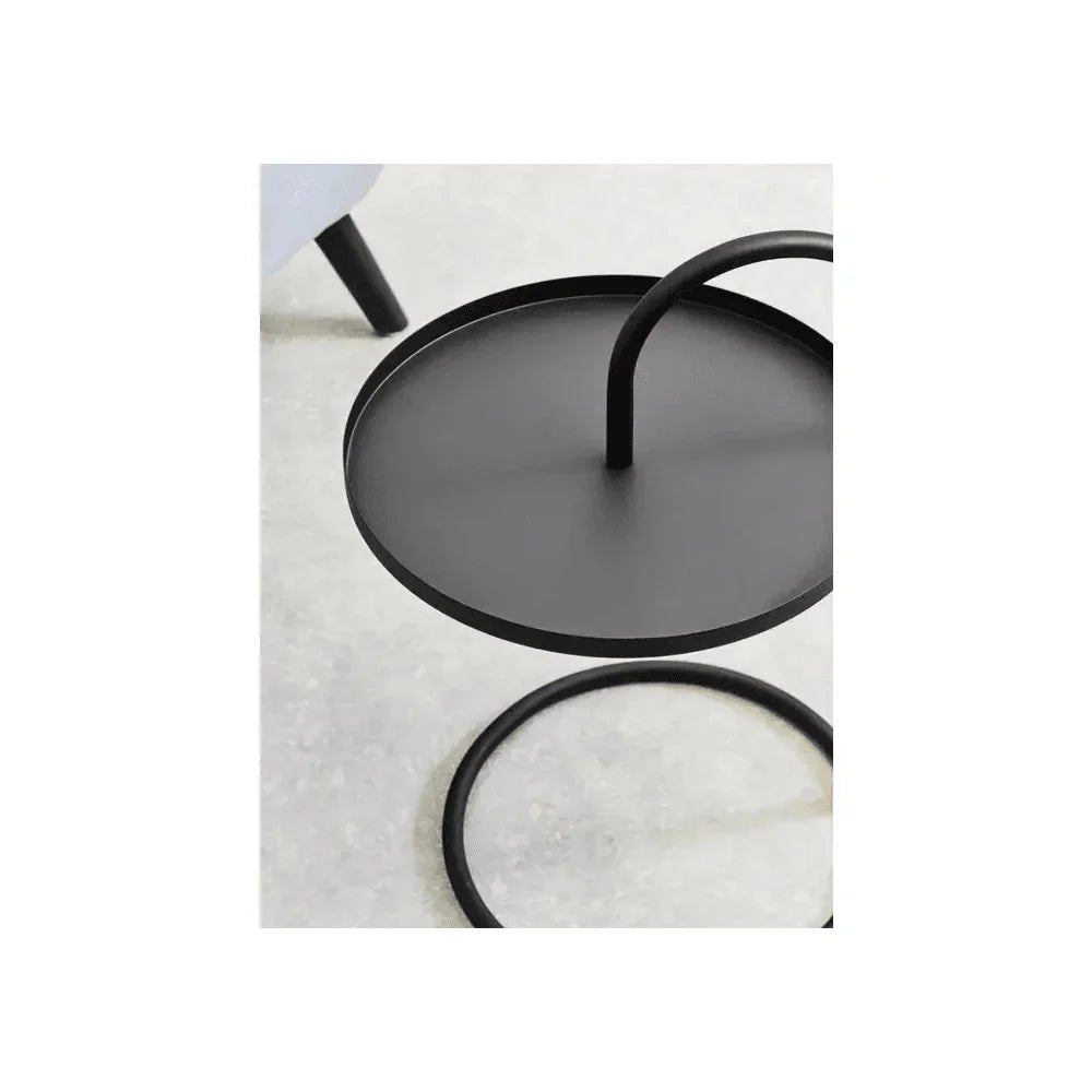 Orion Black Hanging Top Side Table