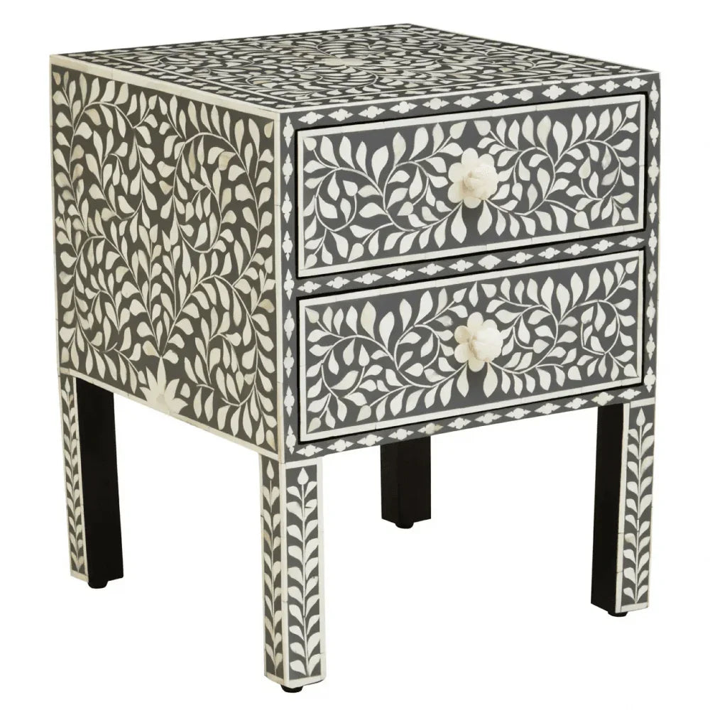 Meridian Two Drawer Side Table