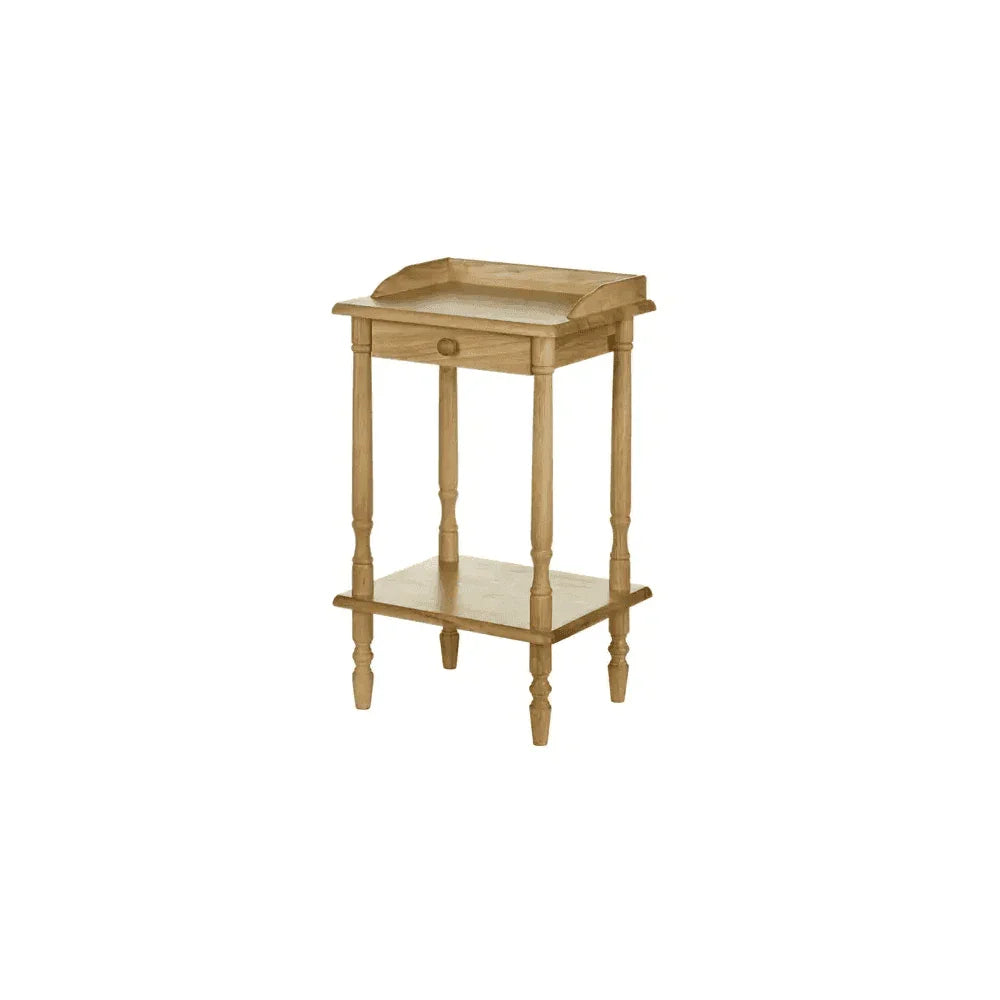 Selene Square Rubberwood Side Table