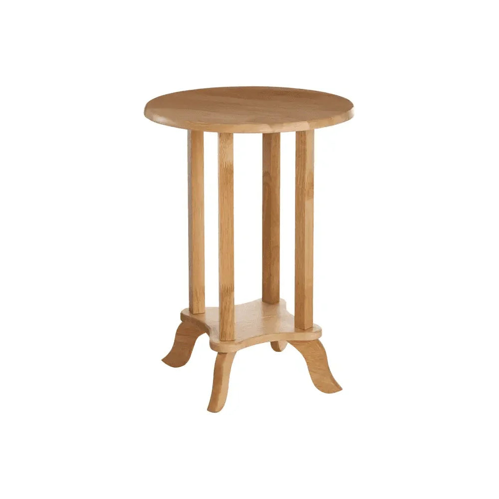 Selene Round Rubberwood Side Table
