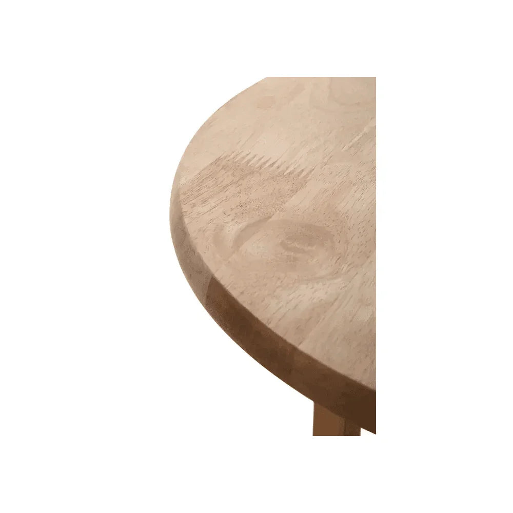 Selene Round Rubberwood Side Table