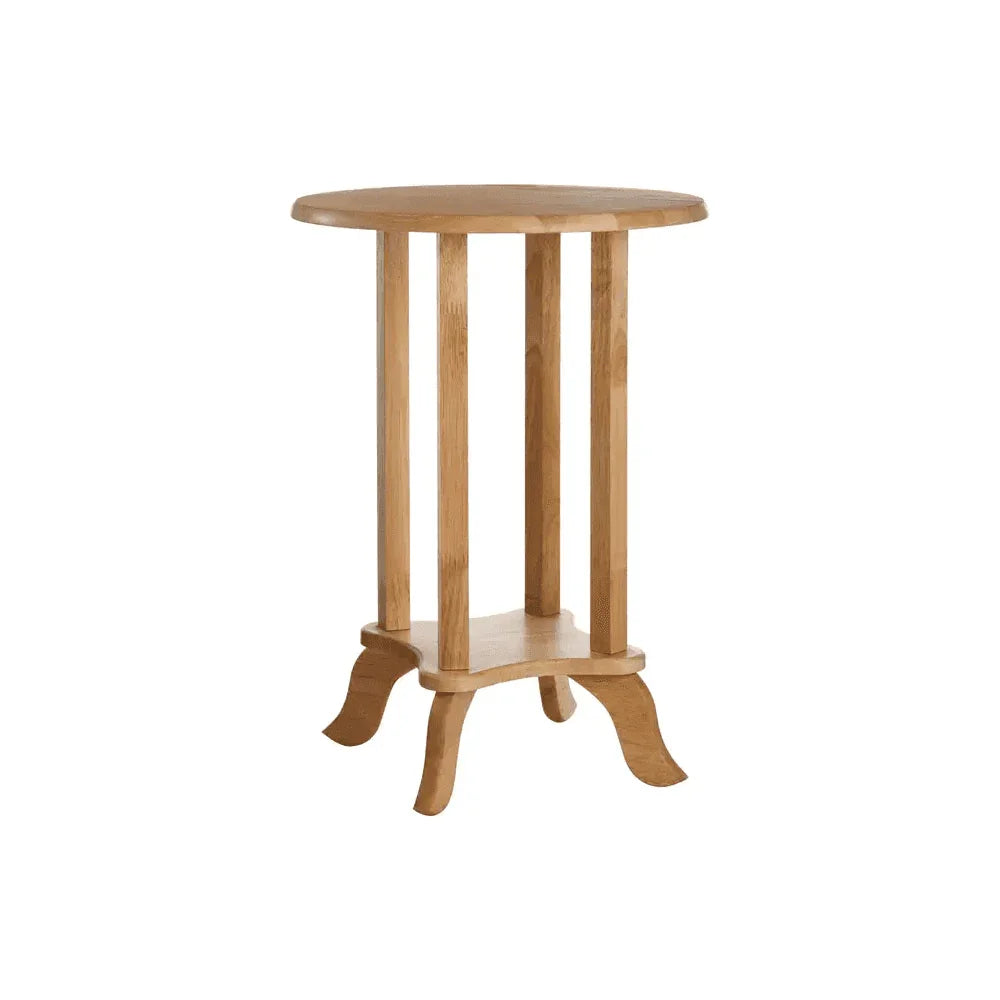 Selene Round Rubberwood Side Table