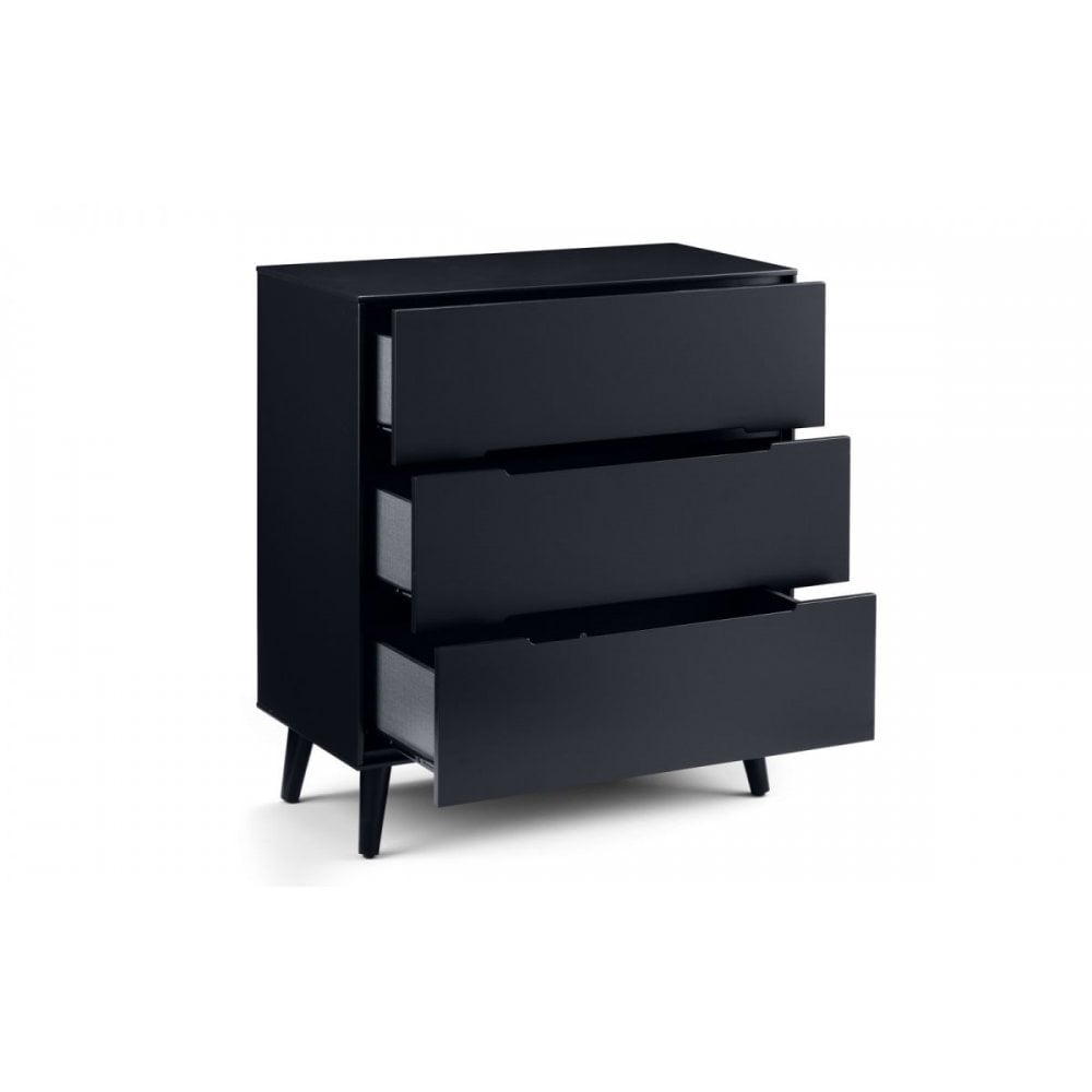 Alicia 3 Drawer Chest - Anthracite