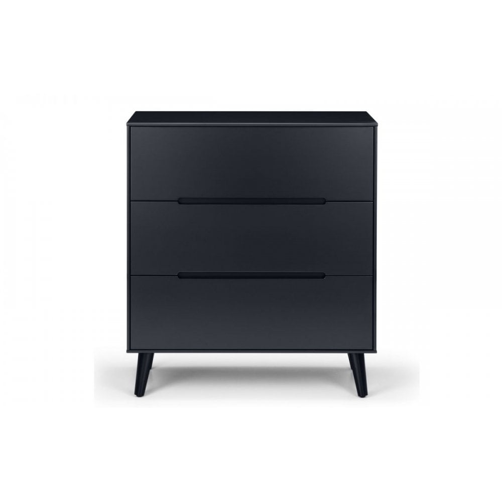 Alicia 3 Drawer Chest - Anthracite